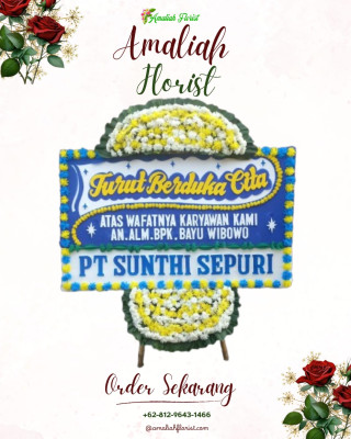 Papan Bunga Duka di Koto Teluk