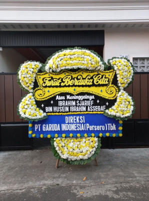 Papan Bunga Duka di Koto Teluk