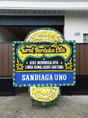 Papan Bunga Duka di Koto Teluk